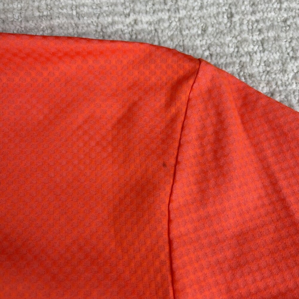 POC AVIP Cycling Jersey Women XL Orange & White Bike Jersey Back Pockets (Read) - Picture 15 of 16